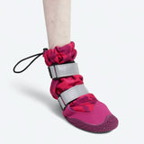 Bottes de pluie pour chien, Chaussures imperméables pour chien - Camouflage Fuchsia