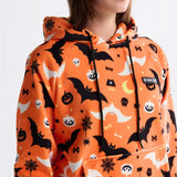 Sweat à capuche Halloween Human - Orange