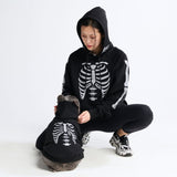 Sweat à Capuche Halloween pour Humain – Squelette