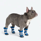 Bottes de pluie pour chien, Chaussures imperméables pour chien - Camouflage Bleu