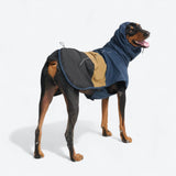 Imperméable pour chien Breatheshield™ - Bleu Or Noir