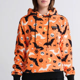 Sweat à capuche Halloween Human - Orange