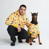 Le sweat à capuche humain Australie – Jaune