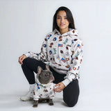 Le sweat à capuche humain USA – Gris
