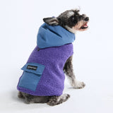 Veste réversible - Violet et bleu