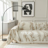 Housse de canapé – Beige Feuillage