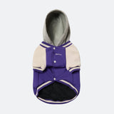 Veste universitaire pour chien - Violet