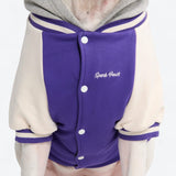 Veste universitaire pour chien - Violet