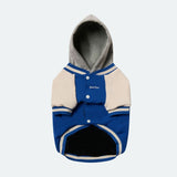 Veste universitaire pour chien - Bleu