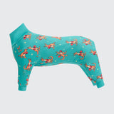 Pyjama pour Chien - Kangourou Boxe - Bleu