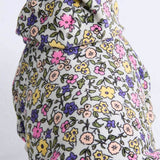 Vintage Flower Hoodie pour Humain - Gris Clair