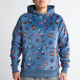 Le sweat à capuche humain USA – Bleu