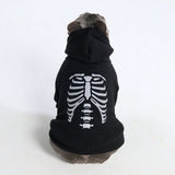 Sweat à Capuche Halloween pour Chien – Squelette