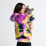 Sweat à capuche en velours humain - Limonade aux Baies