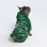 Sweat à capuche pour chien St. Patty's - Vert foncé