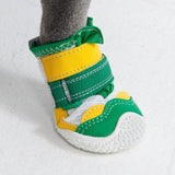 Chaussures pour chien sur pavé chaud - Vert Jaune