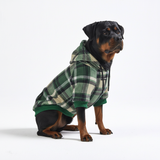 Green Plaid Hoodie||size:4XL,5XL
