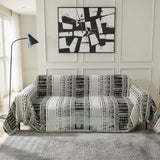 Housse de canapé – Noir Mosaïque Moderne