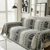 Housse de canapé – Noir Mosaïque Moderne