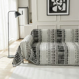 Housse de canapé – Noir Mosaïque Moderne