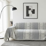 Housse de canapé – Gris Mosaïque Moderne