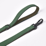 Ensemble Laisse et Porte-Sac à Crottes - Vert armée
