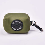 Ensemble Laisse et Porte-Sac à Crottes - Vert armée