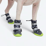 Bottes de pluie pour chien, Chaussures imperméables pour chien - Camouflage Gris