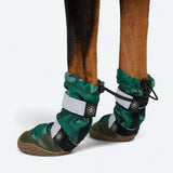 Bottes de pluie pour chien, Chaussures imperméables pour chien - Camouflage Vert
