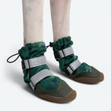 Bottes de pluie pour chien, Chaussures imperméables pour chien - Camouflage Vert