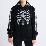 Sweat à Capuche Halloween pour Humain – Squelette