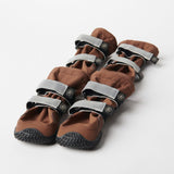 Bottes de pluie pour chien, Chaussures imperméables pour chien - Marron