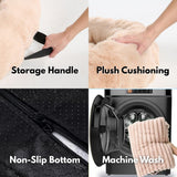 Lit de Chien Apaisant et Doux avec Housse de Canapé - Beige