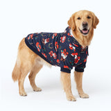 Christmas Dog Hoodie - Black Howdy Holidays||size:4XL