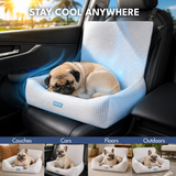 Frostcore™ Lit de voiture rafraîchissant pour chien - Waffle Grey