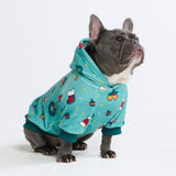 Sweat à capuche pour chien (velours doux)