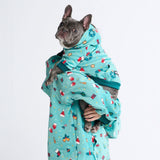 Sweat à capuche pour chien (velours doux)