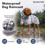 Dog Raincoat - Camo Grey||size:S,M,L,XL,2XL,3XL,4XL,5XL