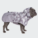 Dog Raincoat - Camo Grey||size:L,XL