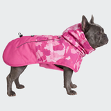 Dog Raincoat - Camo Pink||size:L,XL