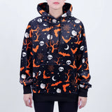 Sweat à capuche Halloween Human - Noir
