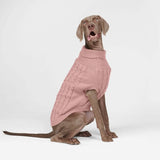 Pull en tricot pour chien - Rose
