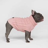 Pull en tricot pour chien - Rose