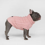 Pull en tricot pour chien - Rose