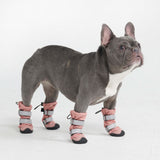 Bottes de pluie pour chien, Chaussures imperméables pour chien - Rose