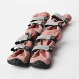 Bottes imperméables pour chien Flex Shell - Rose