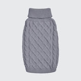 Pull en tricot pour chien - Gris