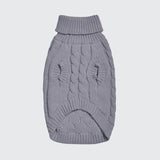 Pull en tricot pour chien - Gris