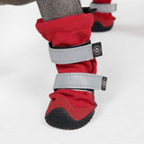 Bottes imperméables pour chien Flex Shell - Rouge