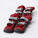 Bottes imperméables pour chien Flex Shell - Rouge